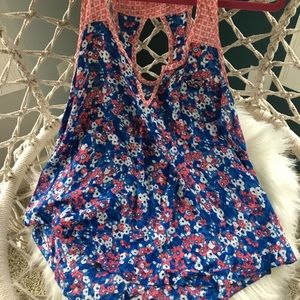 Flowery tank top